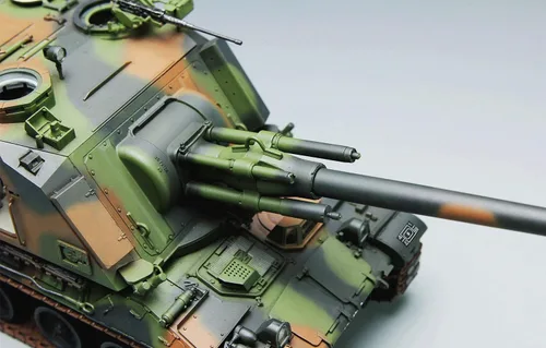 Vista 9 de Meng Models Obús autopropulsado francés AUF1 de 4.528 in, escala 1/35
