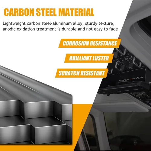 Vista 5 de Canasta de Almacenamiento Interior de Coche Compatible con INEOS Grenadier 2022-2025 Panel de Techo Multifuncional Expansión de Almacenamiento