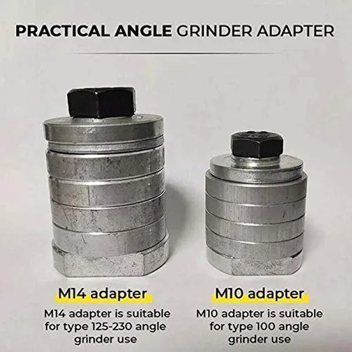 Vista 5 de Amoladora angular a máquina ranuradora, convertidor adaptador de taladro de tornillo, cabezal de conversión M10/M14 para conversión de máquina