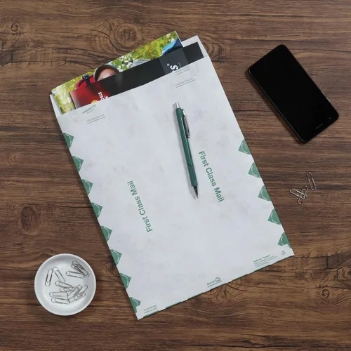 Vista 7 de Quality Park R1590 Survivor Tyvek USPS First Class Mailer, 10 x 13, blanco, paquete de 100