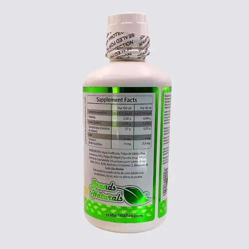 Vista 3 de Brands Naturals Sabila, Nopal y Cuachalalate Líquido 32oz