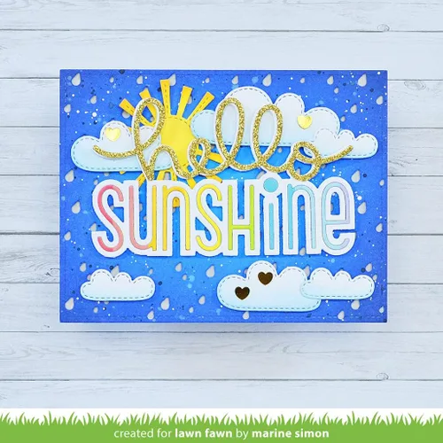 Vista 3 de LAWN FAWN Troquel de césped gigante Hello Sunshine