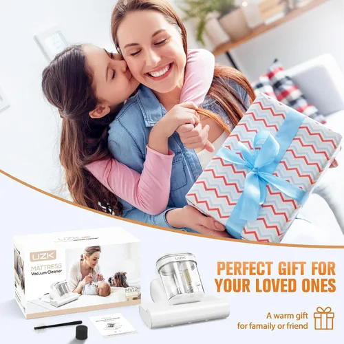Vista 7 de Aspiradora de colchón con luz UV-C, aspiradora de cama de 16Kpa para sofá Blanco escarcha