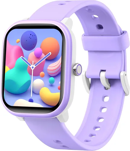 Vista 9 de Reloj para Niños para Niñas y Niños de 6-15 Años - Reloj Inteligente para Niños de 1.8" Rastreador de Fitness, Sin Necesidad de Teléfono, Podómetro