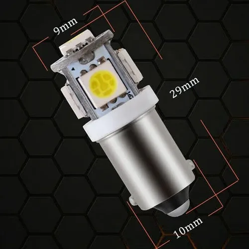 Vista 4 de britelites Jtech 10 bombillas LED blancas para coche BA9S 5 5050-SMD 1895 T4W 1445 6253