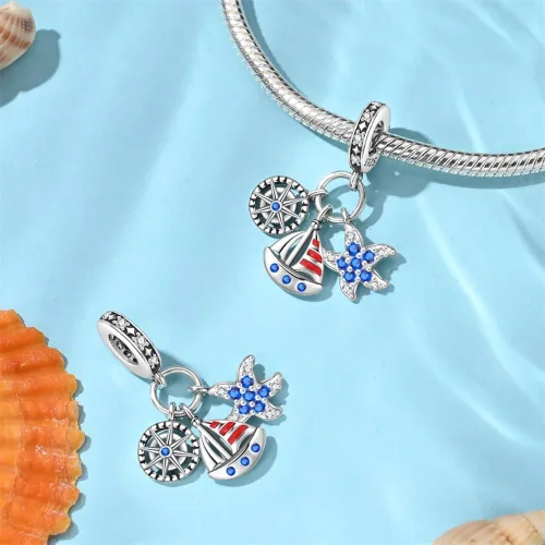 Vista 130 de LNQOBU Happy Life - Colgante para pulseras de abalorios, plata de ley 925 para mujer (con un espaciador de cuentas)