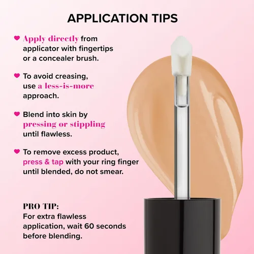 Vista 6 de Too Faced Born This Way Super Coverage Multi-Use Concealer Full-Coverage Hydrating Concealer for Dark Circles & Blemishes with Natural Finish