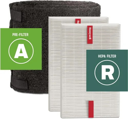 Vista 2 de Honeywell Paquete combinado de filtro de purificador de aire True HEPA para purificadores de aire de la serie HPA200 y HPA5200