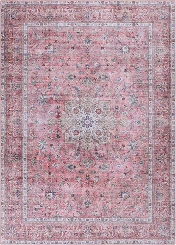 Vista 351 de GLN Rugs Traditional Collection - Alfombra de felpilla lavable a máquina, tradicional lavable, antideslizante, alfombra de felpilla de pelo corto