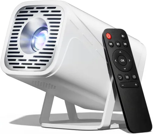 Vista 8 de Mini Proyector con WiFi y Bluetooth, Soporte 4k, Proyector Portátil para Exteriores, Proyector Inteligente con Android, Aplicación Integrada