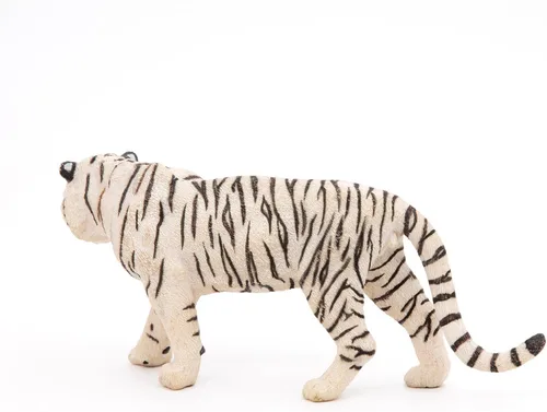 Vista 11 de Papo -Pintado a mano - Figura -Wild Animal Kingdom - Tigre blanco -50045 -Coleccionable - para niños - Adecuado para niños y niñas- a partir de 3