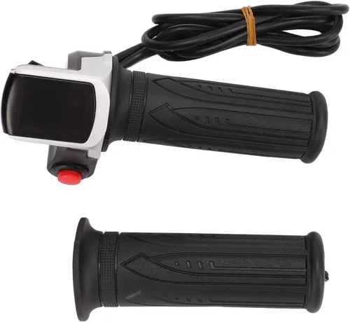 Vista 5 de Ebike Grips, manillar de bicicleta, empuñaduras de manillar de bicicleta, empuñadura de acelerador E Scooters, cómodo, impermeable, ajustable