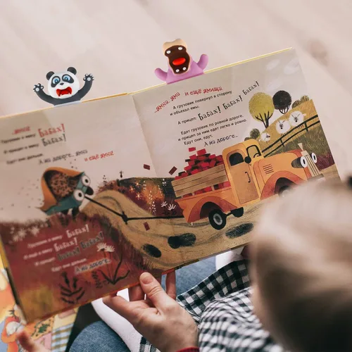 Vista 5 de Zonon 6 piezas de marcadores de animales 3D divertidos para niños, conjunto de marcadores de animales de dibujos animados locos, geniales y lindos