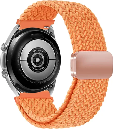 Vista 16 de Correa de nailon compatible con Samsung Galaxy Watch 7/6/5/4/FE 1.732 in 1.575 in/Galaxy Watch 5 Pro 1.772 in/Watch 4/6 Classic 1.850 in 1.811 in