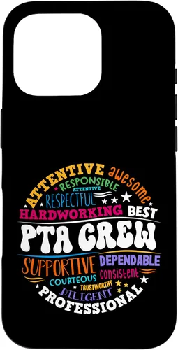 Vista 20 de iPhone XR Parents Teacher Association Team Supporter PTA Crew Case