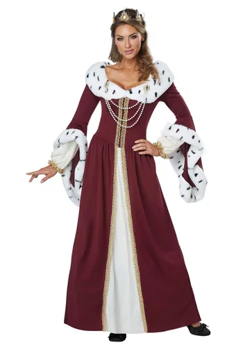 Vista 2 de Disfraz Real de Reina para Mujer Multicolor