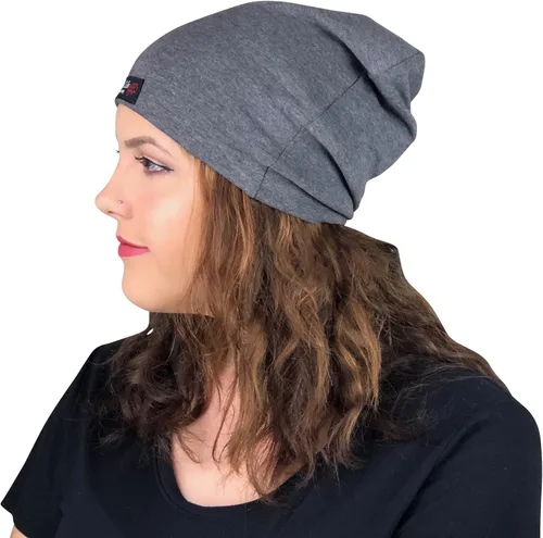Vista 8 de Satin Life Gorro de lana con forro de raso suave para mujer