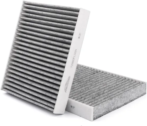 Vista 9 de Paquete de 2 filtros de aire de cabina HEPA Compatible con Rivian R1S y R1T 2022 2023 2024 2025 2026 Repuesto de filtro de aire de cabina de carbón