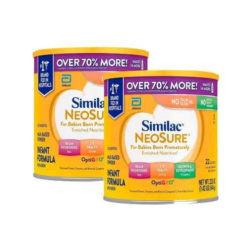 Vista 11 de Fórmula para infantes con hierro Similac NeoSure, Sim-9551, Polvo, Amarillo, 6, 6