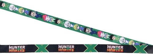 Vista 3 de Hunter x Hunter - Cordón para identificación de anime con colgante de goma Gon Freecss y calcomanía coleccionable