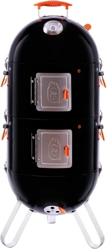 Vista 11 de ProQ Ahumador de barbacoa (Excel V4) - Ahumador de carne de carbón 4 en 1 - Ahumador y parrillas al aire libre - Barbacoa con ahumador