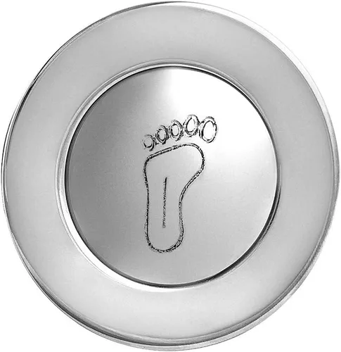 Vista 3 de QWORK Drenaje de bañera, cromo pulido, para desagües de ducha y bañera de 1-1/2