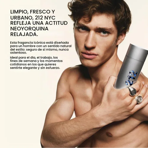 Vista 4 de Carolina Herrera 212 NYC Men Eau de Toilette for Men