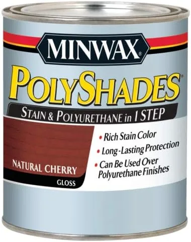 Vista 36 de Barniz Minwax 213104444 PolyShades Miel