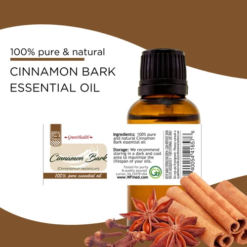 Vista 5 de Aceite esencial de corteza de canela 0.5 fl oz - Aceite esencial 100% puro