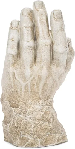 Vista 5 de Joseph's Studio de Roman Inc., en la palma de su mano, colección de jardín, estatua religiosa, santa familia, memorial, ángel, santo