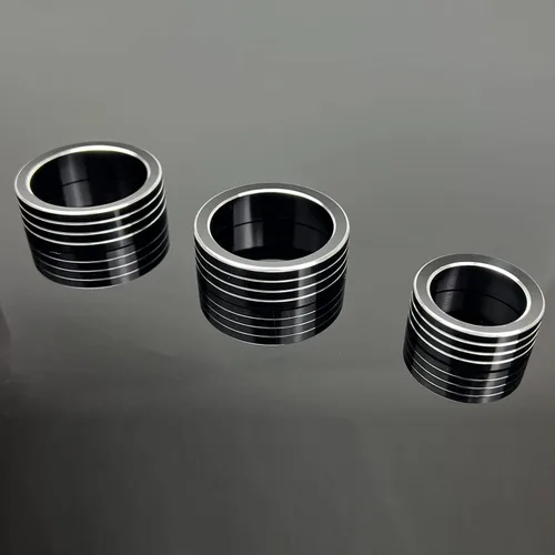 Vista 4 de Cubierta de aluminio para perilla de volumen de sonido de consola central compatible con Subaru Forester Crosstrek Impreza XV Car AC Aire