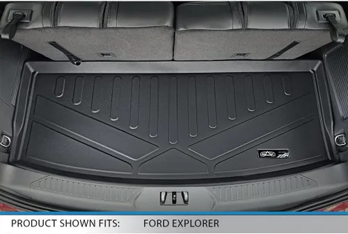 Vista 6 de SMARTLINER Juego de alfombrillas personalizadas de 3 filas compatibles con Ford Explorer 2020-2023 Ford Explorer 2022 - 2025