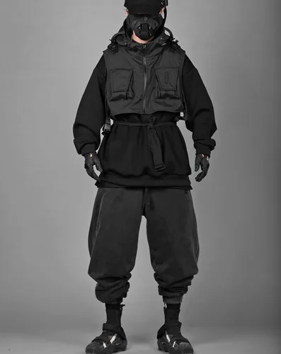Vista 5 de Niepce Inc Sudadera con capucha japonesa para hombre