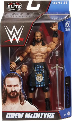 Vista 5 de WWE Drew Mcintyre Elite Collection Figura de acción, serie # 89