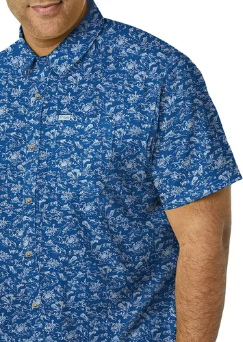 Vista 3 de PFG Super Slack Tide Camp - Camiseta para hombre, color gris