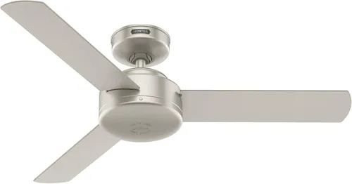 Vista 19 de Hunter Presto, Indoor, Ceiling Fan, No Light, Modern, 44 inch, Dove Grey Gris (Dove Grey)