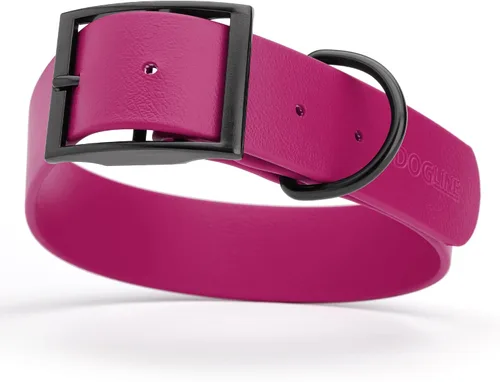 Vista 37 de Dogline Biothane - Collar impermeable para perro con hebilla de liberación rápida, resistente cincha de nailon recubierta con resistente y a prueba