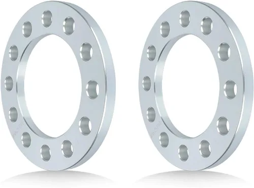 Vista 2 de IRONTEK Espaciadores de rueda de 0.236 x 5.500 in de grosor de 1/2 pulgada (0.472 in) de grosor de 4.252 in para Chevrolet Silverado Avalanche