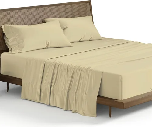 Vista 47 de THREAD SPREAD Sábanas 100% Algodón Egipcio Tamaño Twin - 800 Alto Número de Hilos 3 Piezas Sábanas Twin Extra Largas para Dormitorio, Bolsillo