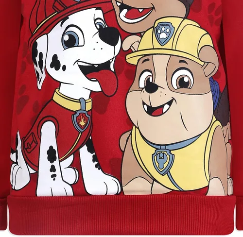 Vista 5 de Paw Patrol Nickelodeon Boys Sweatshirt and Jogger Set for Toddler and Little Kids BlueNavyRed