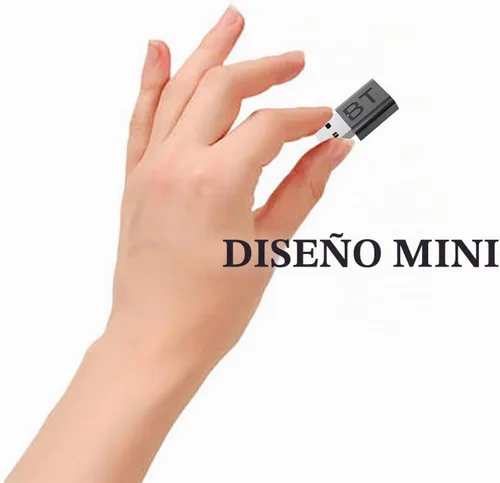 Vista 5 de Mini receptor USB Bluetooth 2-en-1 de 5.4, adaptador de audio inalámbrico 3.5mm, kit de auto, receptor de música para sistema de sonido estéreo