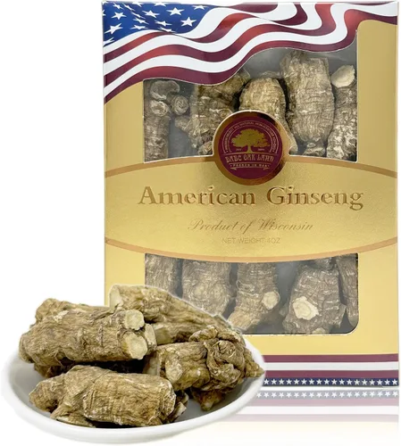 Vista 5 de American Wisconsin - Rodajas de raíz de ginseng de Wisconsin, raíz de rebanada de ginseng americano para té, energía para hombres y mujeres, salud