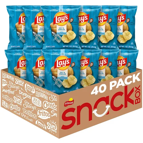 Vista 7 de Papas fritas con sabor a barbacoa de Lay's, bolsas de 1 oz, (paquete de 40) (el embalaje y la fórmula pueden variar)