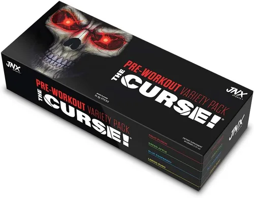 Vista 27 de JNX SPORTS The Curse! Polvo de preentrenamiento para hombres y mujeres, cafeína, beta-alanina, creatina, L-citrulina, 5 porciones, sabor a frambuesa