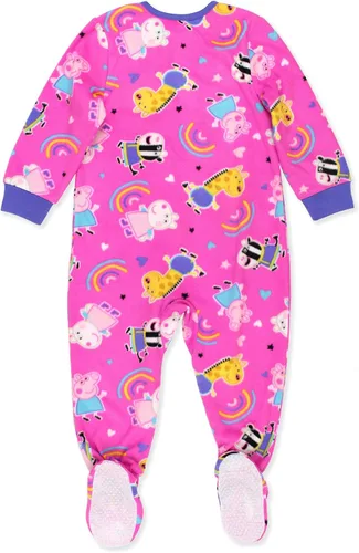 Vista 3 de Peppa Pig Pijama para dormir con pies para niños pequeños