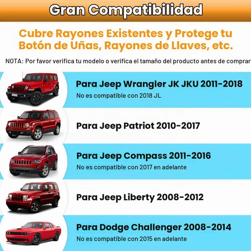 Vista 2 de Cubierta de botón de audio para aire acondicionado, decoración de anillo giratorio para interruptor, trim para Jeep Wrangler JK JKU Patriot Negro