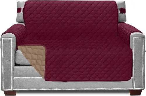 Vista 48 de Sofa Shield - Funda para sofá Loveseat con correa patentada, protector de cojín, funda reversible diseñada en EE. UU. resistente a manchas