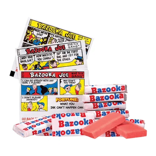 Vista 2 de Fun Express - Estuche original de goma de mascar Bazooka a granel - Comestibles - Goma de mascar - Bolas de mascar y envueltas individualmente
