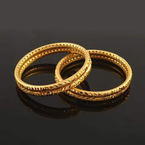 Vista 3 de Bangles Indian Rajasthani Handmade Meena Work Gold Plated Ad size 2.8 inch normal size Traditional Jewelry gifting wedding 6364