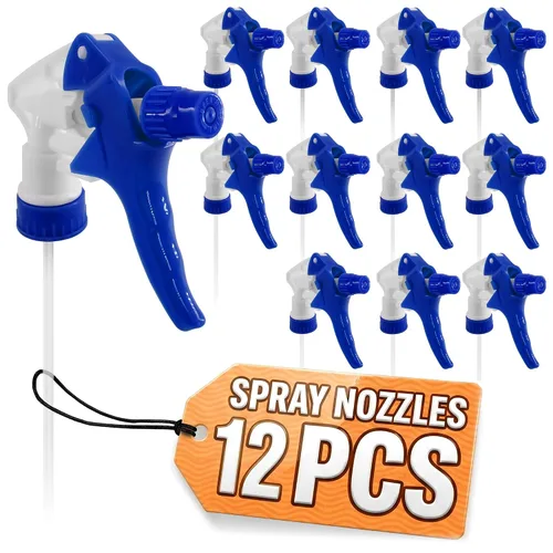 Vista 18 de Paquete de 4 boquillas de pulverización para botellas, tubo de ajuste para 4 Pcs Negro